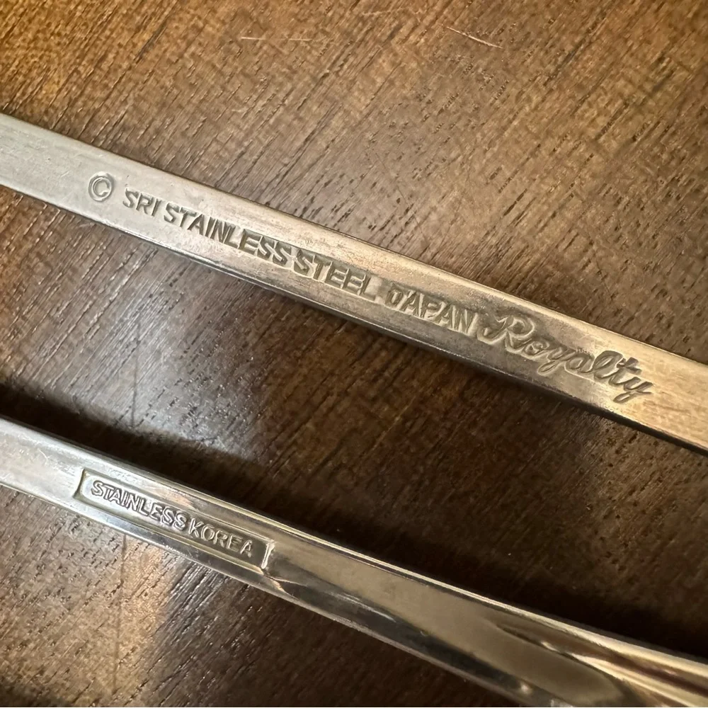 9‎ Elegant Silver Teaspoon Set